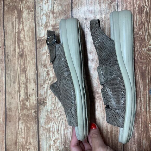 HOTTER Comfort Concept Candice Beige Leather Sandals Size 7 EU 38 - Picture 3 of 11